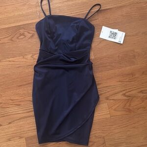 Emerald Sundae Midnight Blue Mini Dress